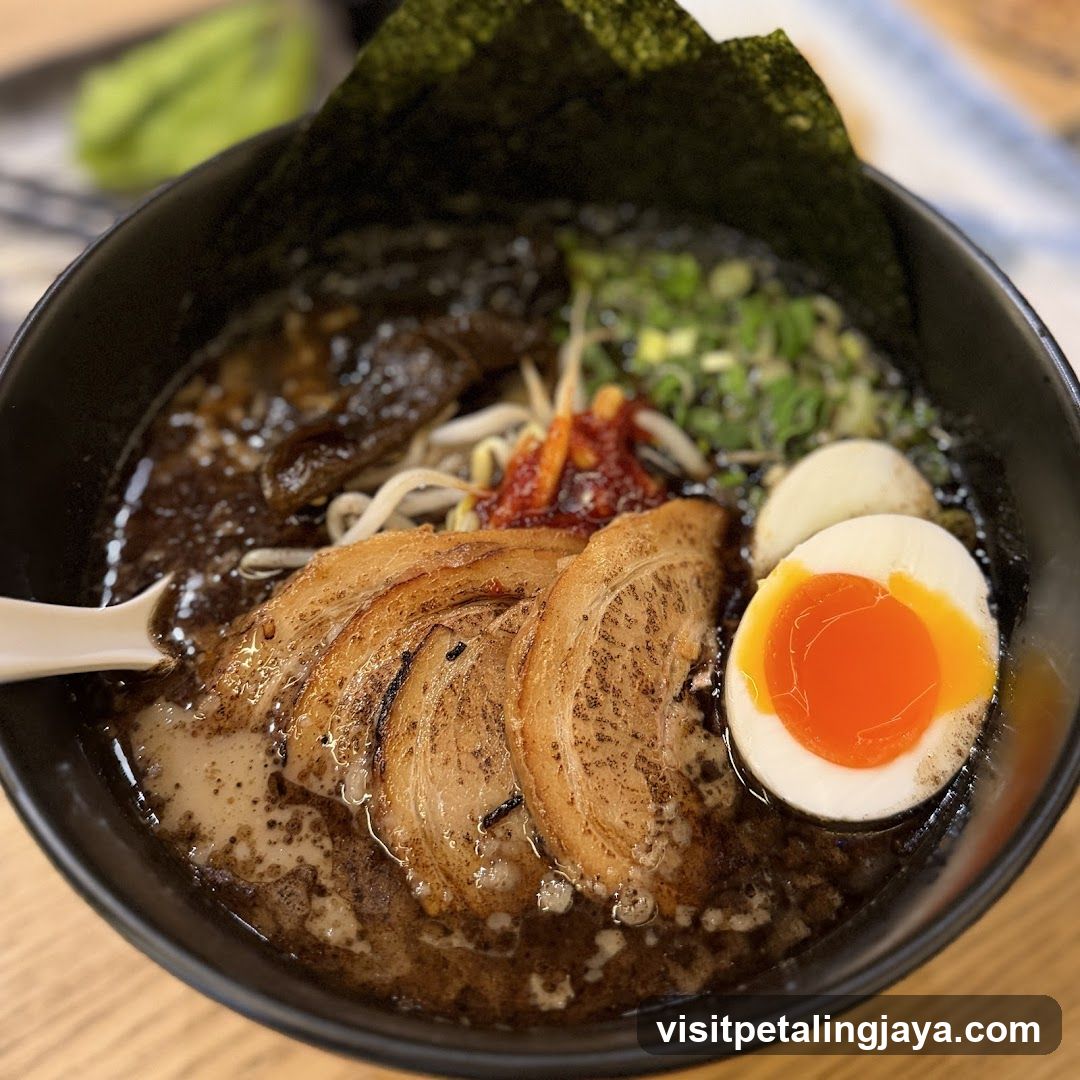 Ramen Bowl with Chashu and Soft-Boiled Egg
