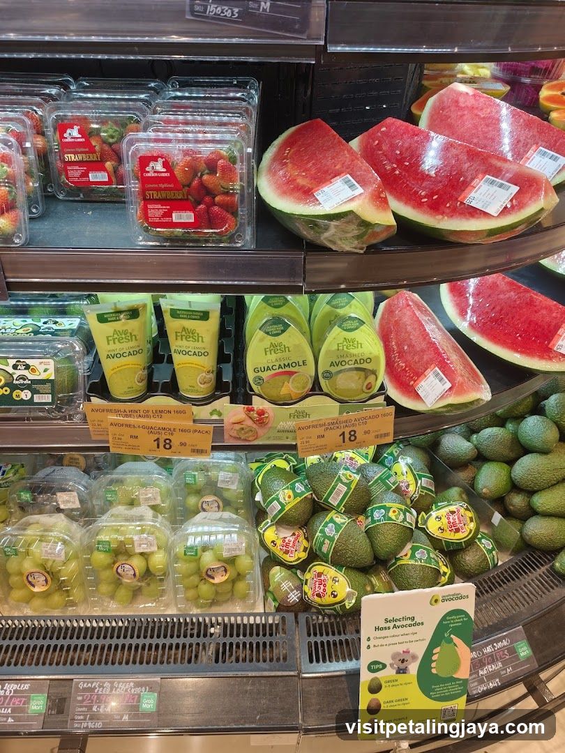 Grocery Store Produce Section