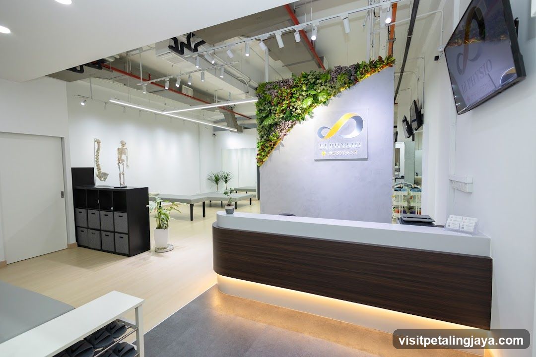 Modern Reception Area with Green Wall Feature