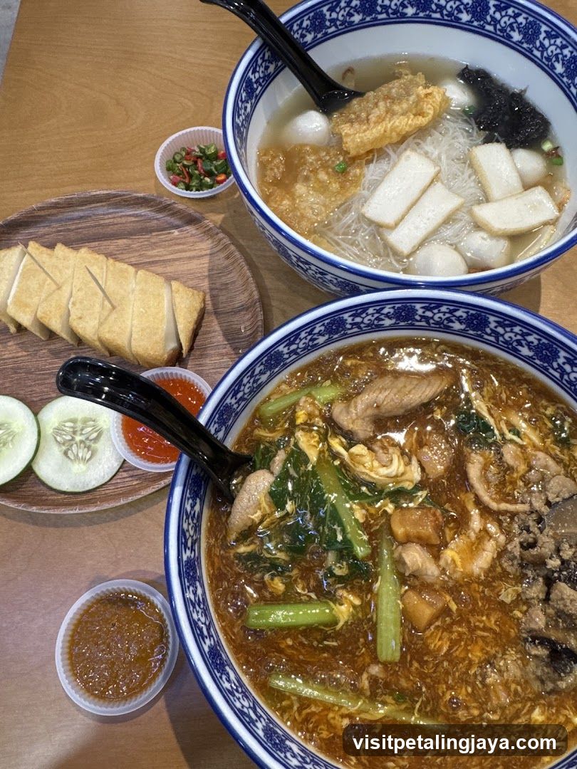 Noodle Bowls and Side Dishes