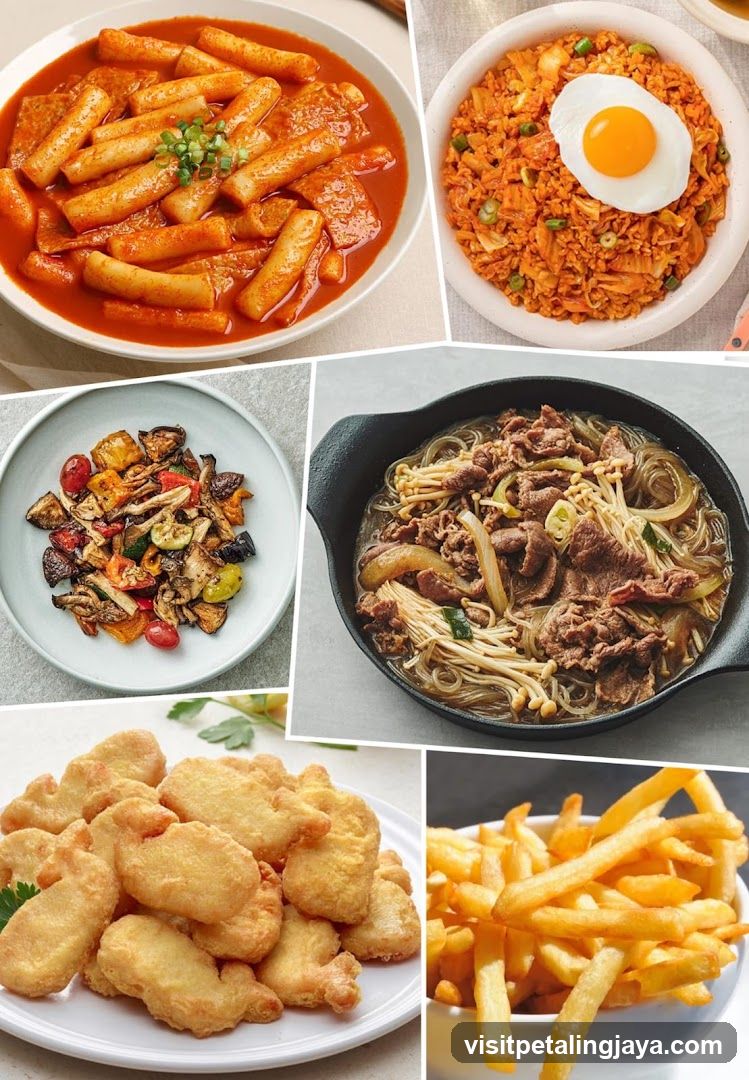 Korean Food Collage