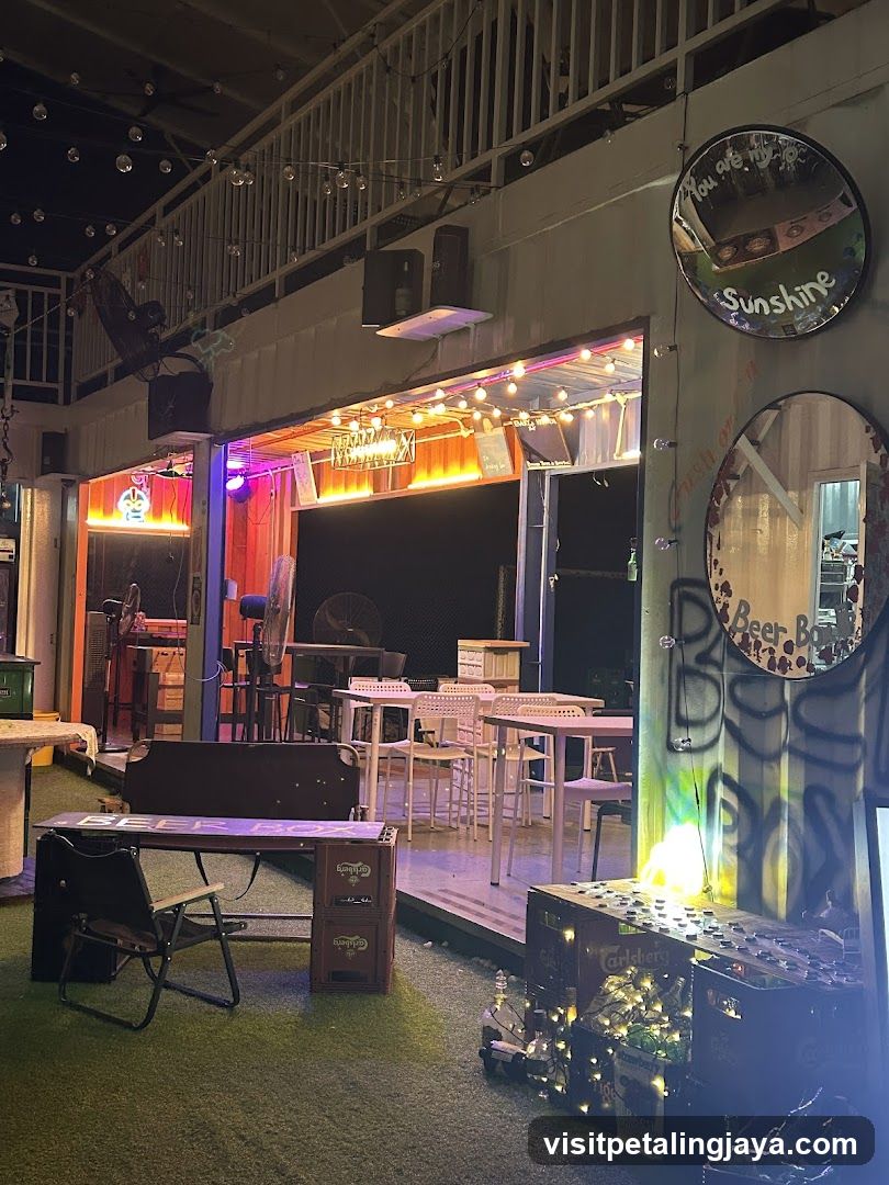 Outdoor Bar and Restaurant Area