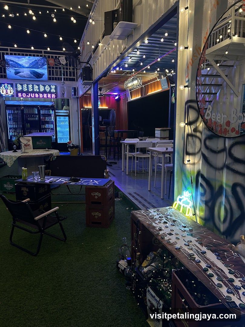 Beer Box Bar Interior