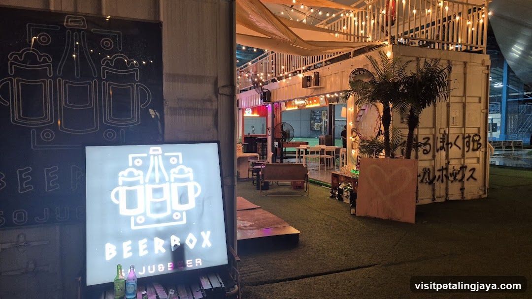 Beerbox Outdoor Bar Area