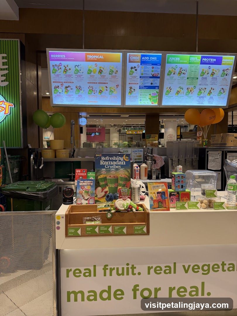Smoothie Bar Counter Display