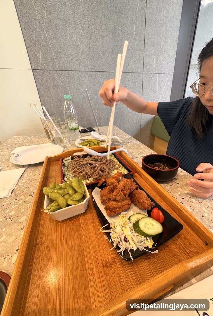 Dining Scene with Japanese Food