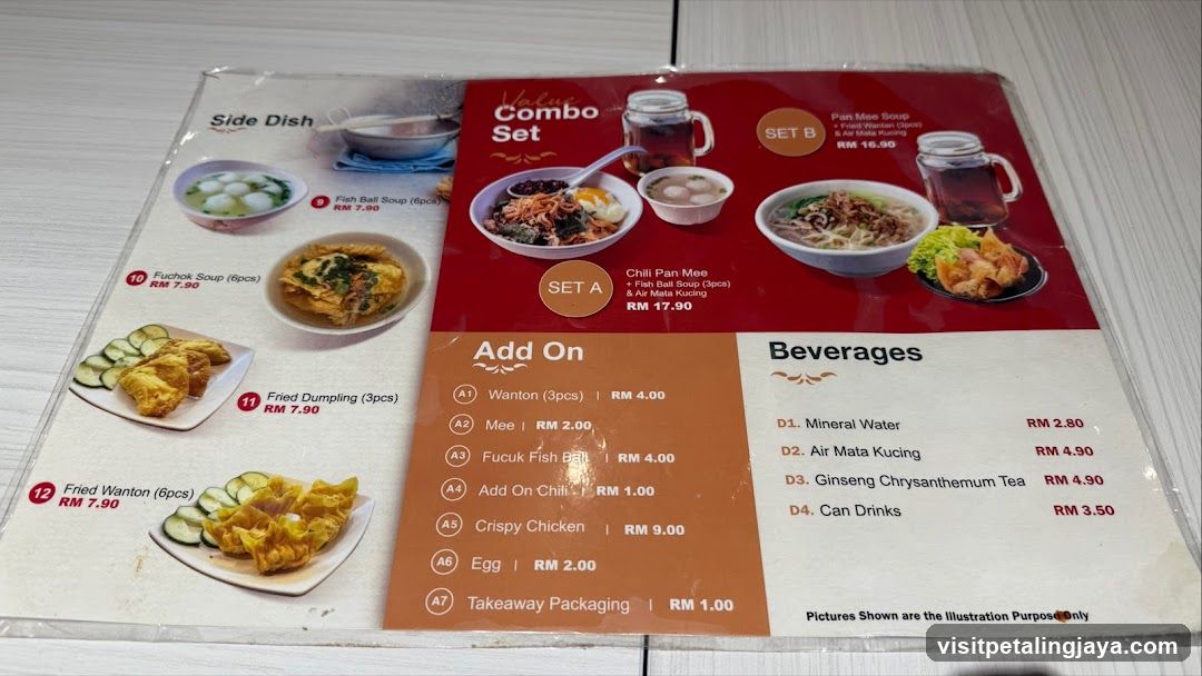 Asian Cuisine Menu
