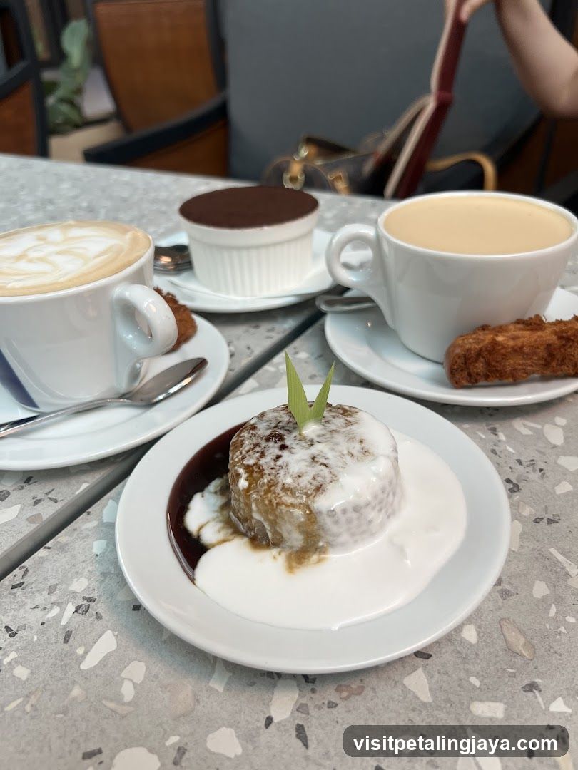Coffee and Dessert Spread