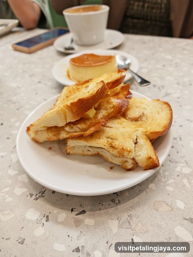 Breakfast with Toast and Coffee
