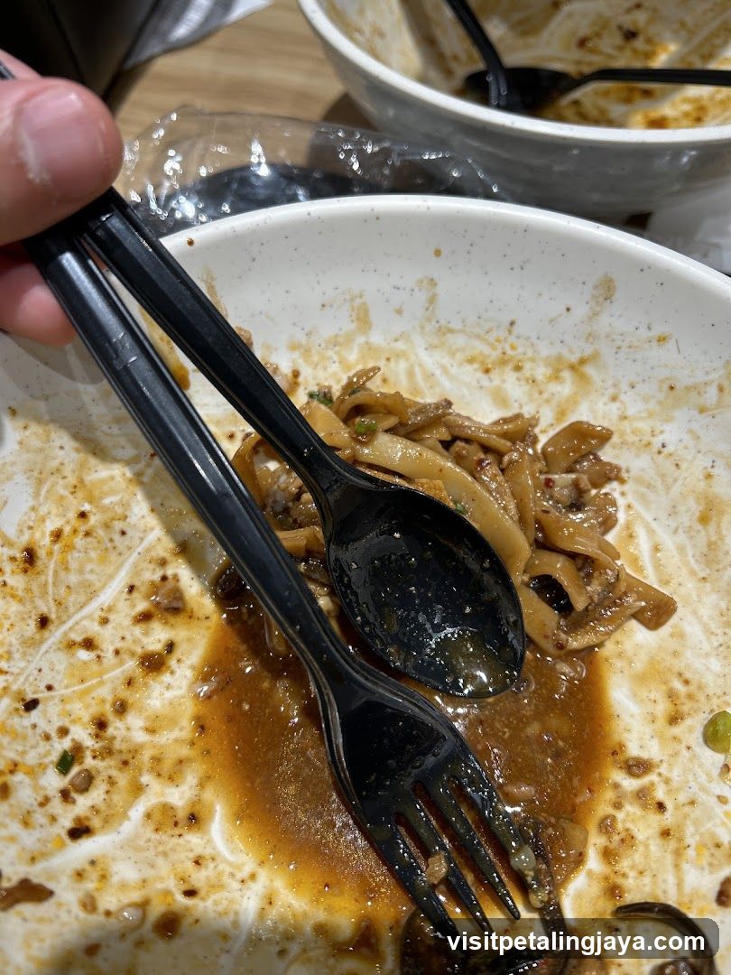 Eaten Noodles Bowl