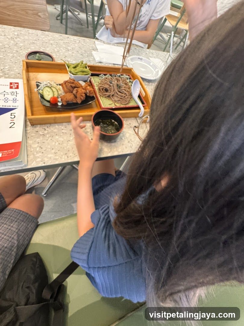 Dining Scene with Japanese Food