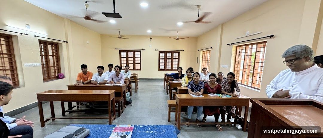 Classroom Interior with Students and Instructor