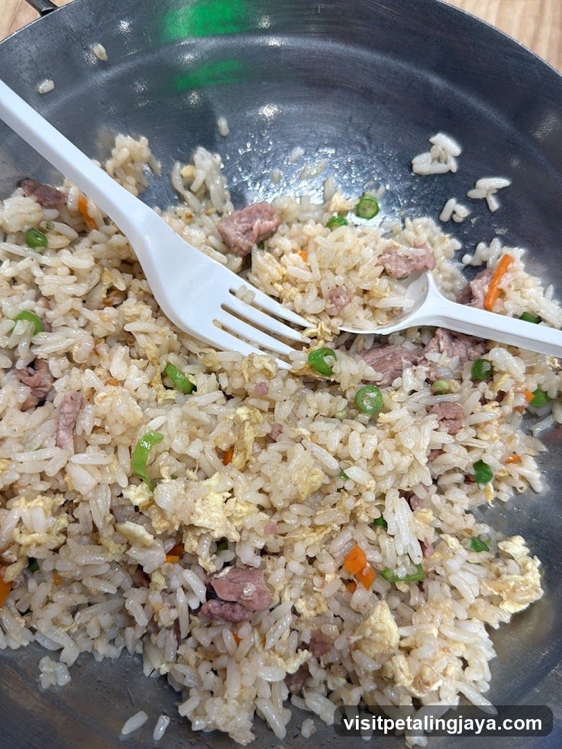 Fried Rice in Wok