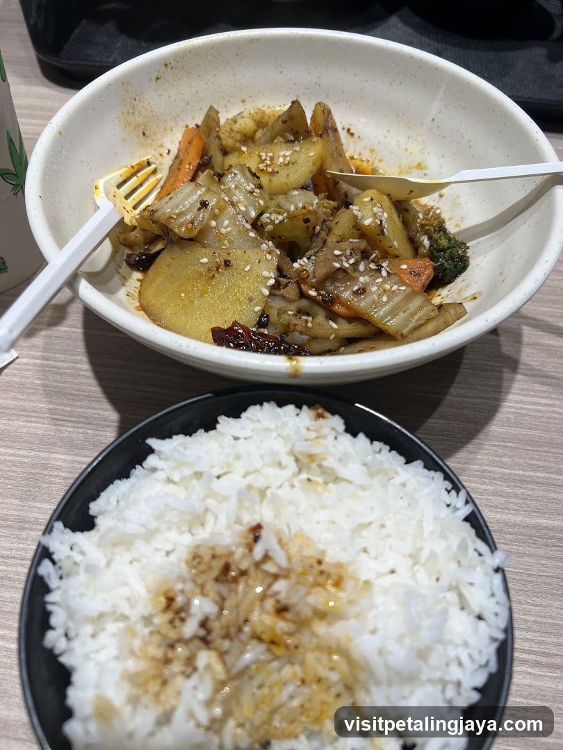 Spicy Stir-fry with Rice