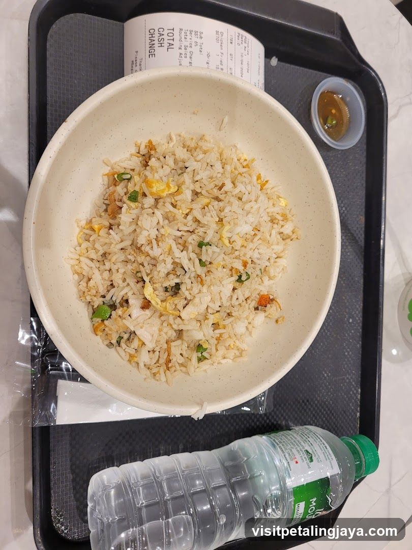 Fried Rice Meal Tray