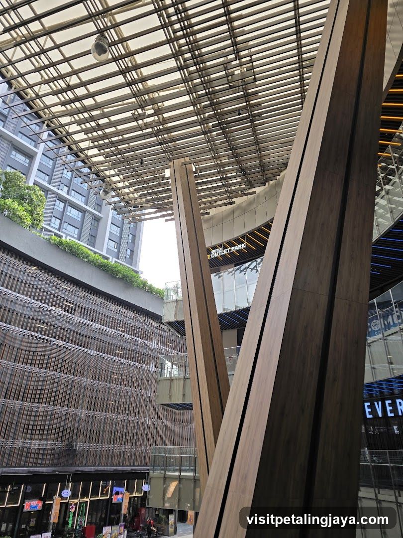Modern Shopping Center Interior View
