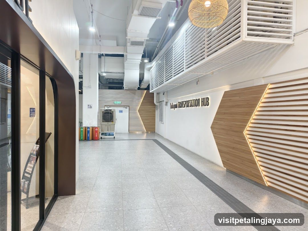Interior Corridor with Wooden Accents