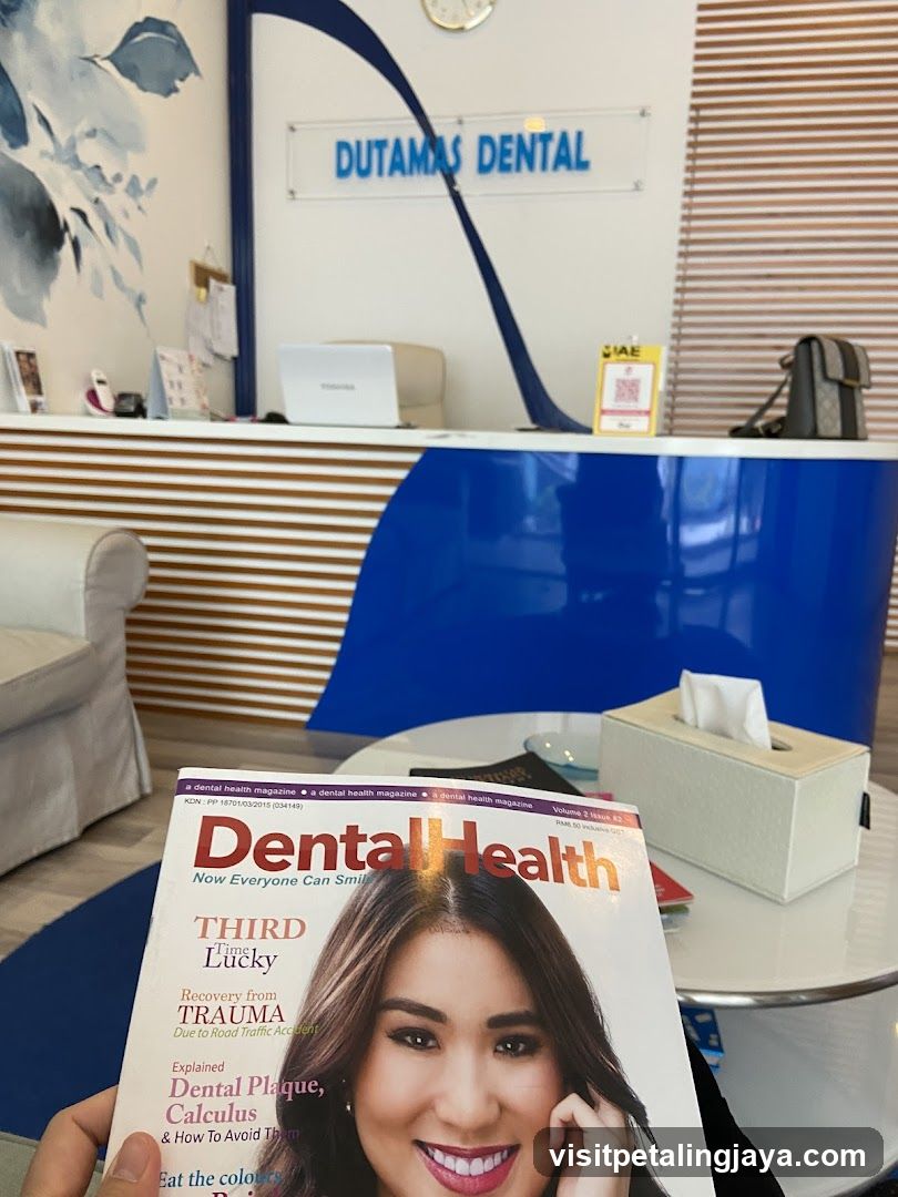 Dutamas Dental Interior with Magazine