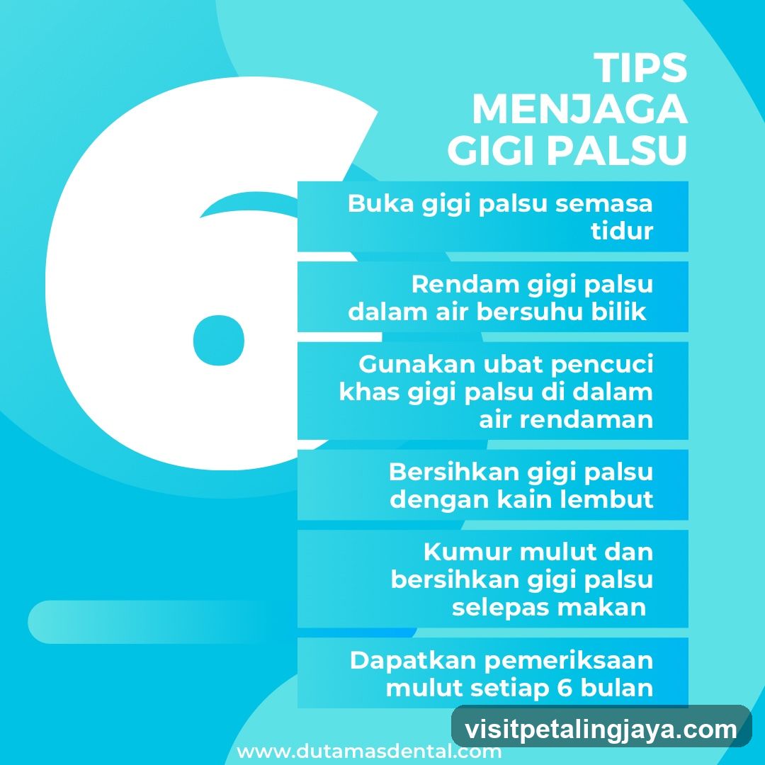 Tips Menjaga Gigi Palsu