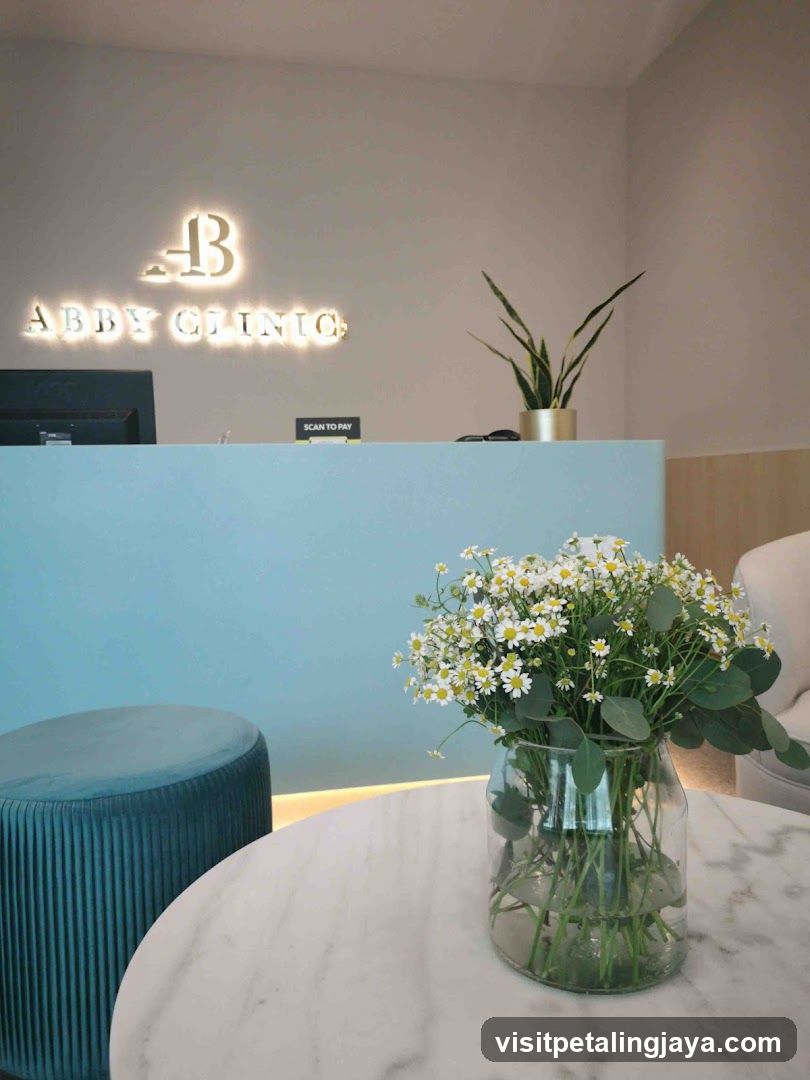 Abbey Clinic Reception Area