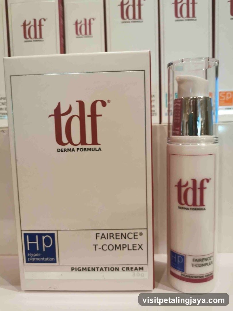 tdf Derma Formula Pigmentation Cream Display