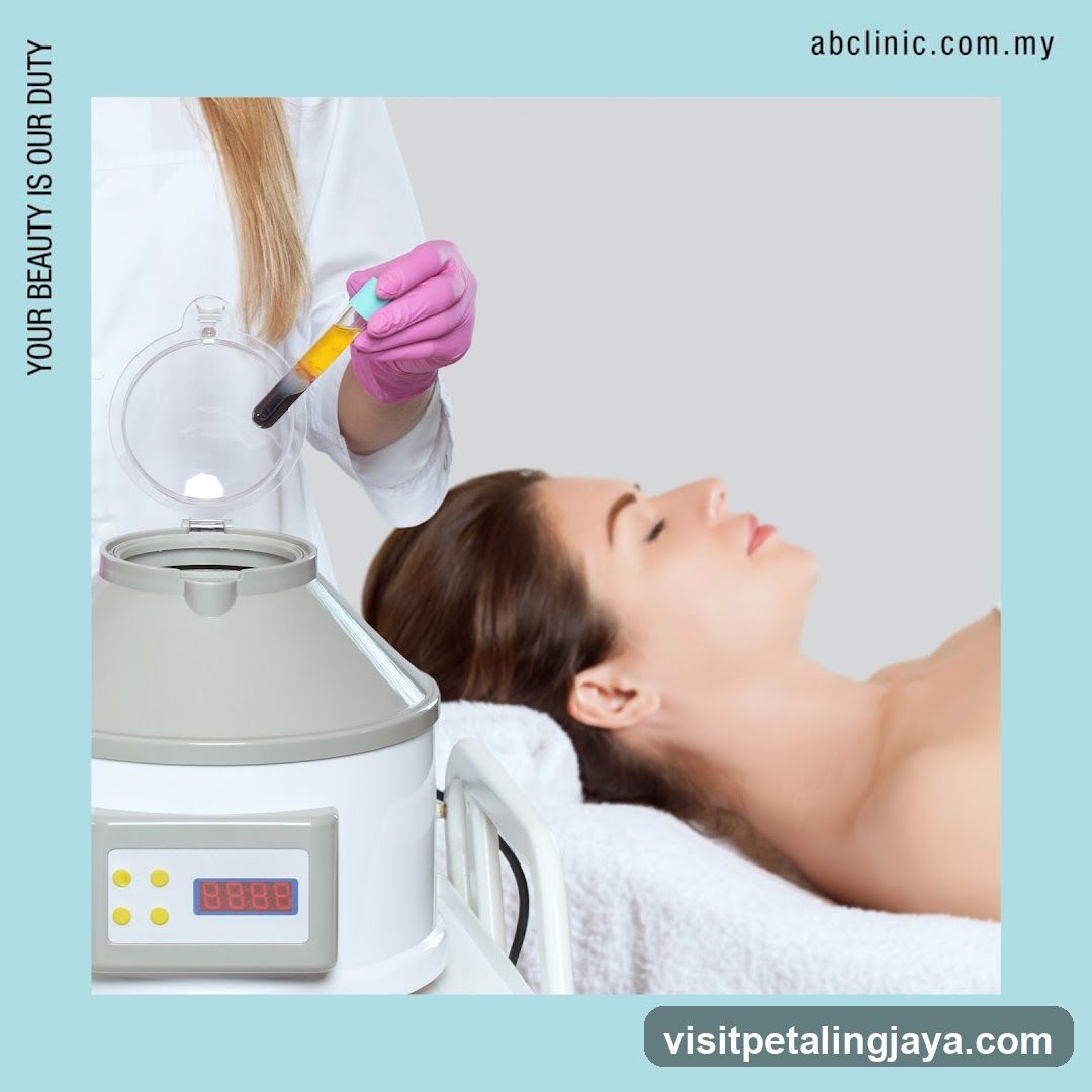Beauty Treatment Scene with PRP Device