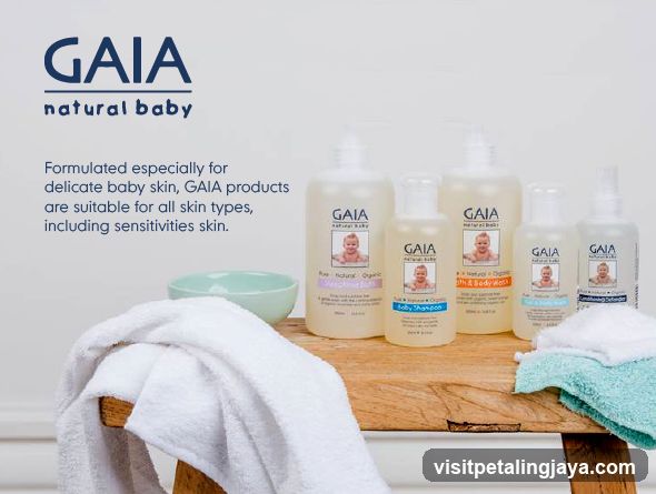 GAIA Natural Baby Products Display