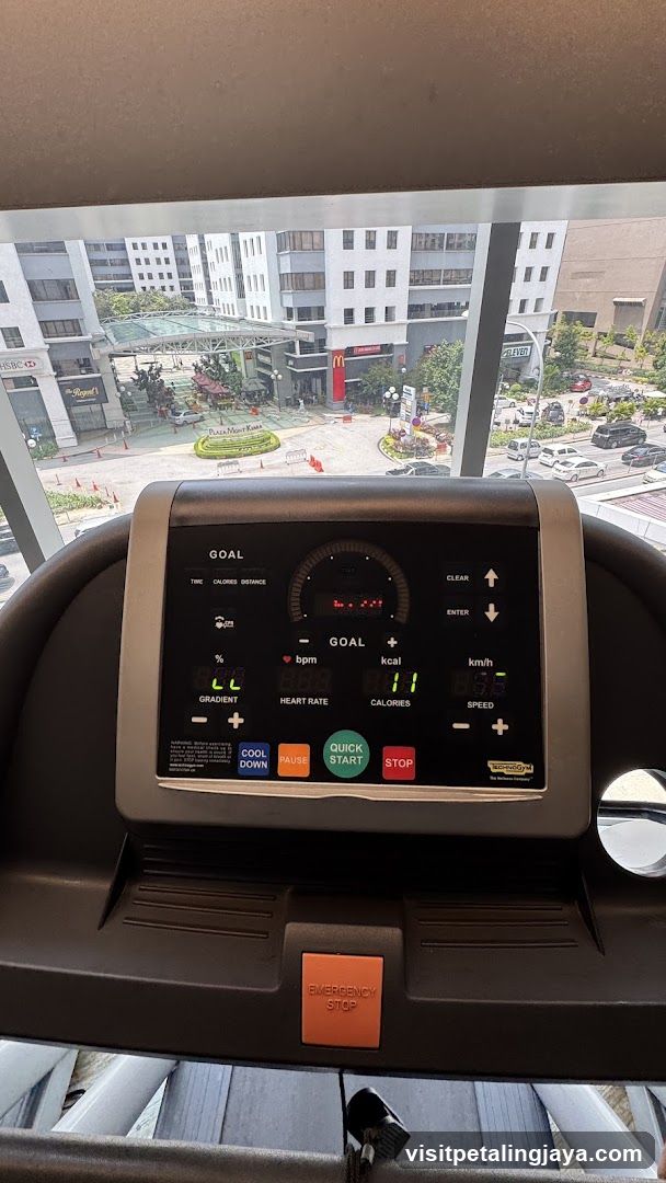 Treadmill View from Gym