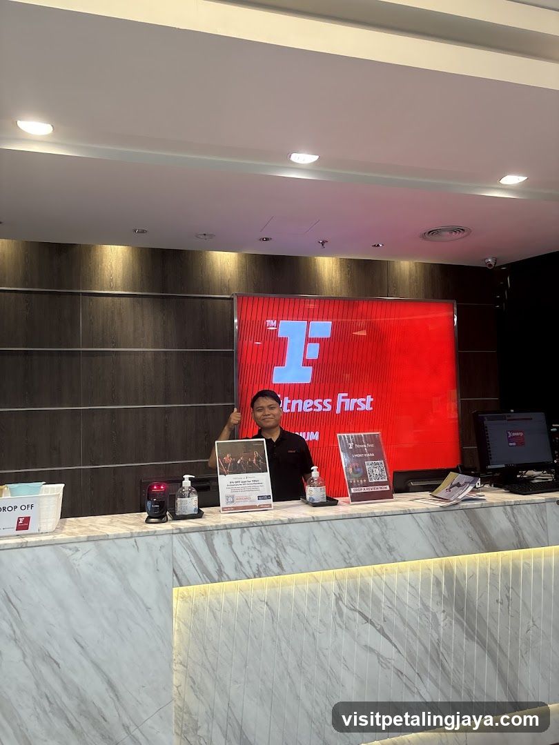 Fitness First Reception Desk