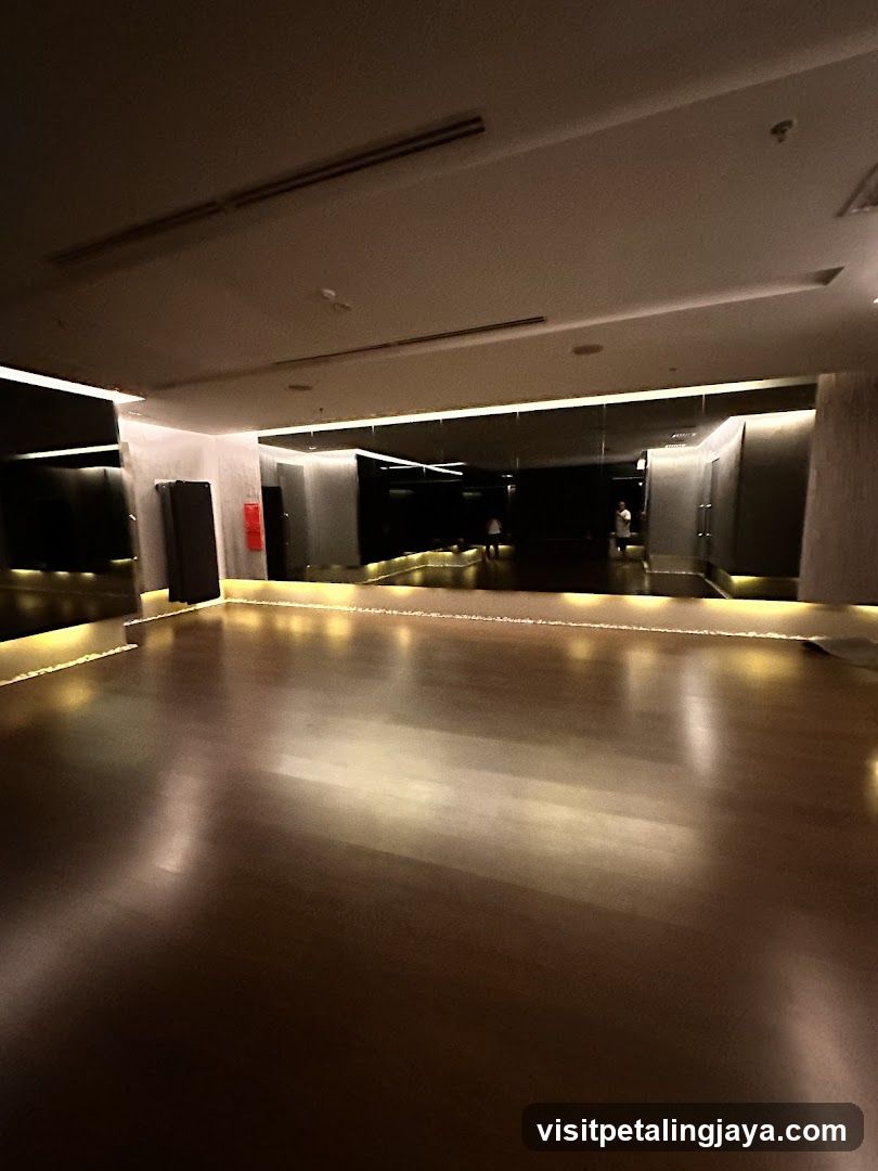 Empty Dance Studio Interior