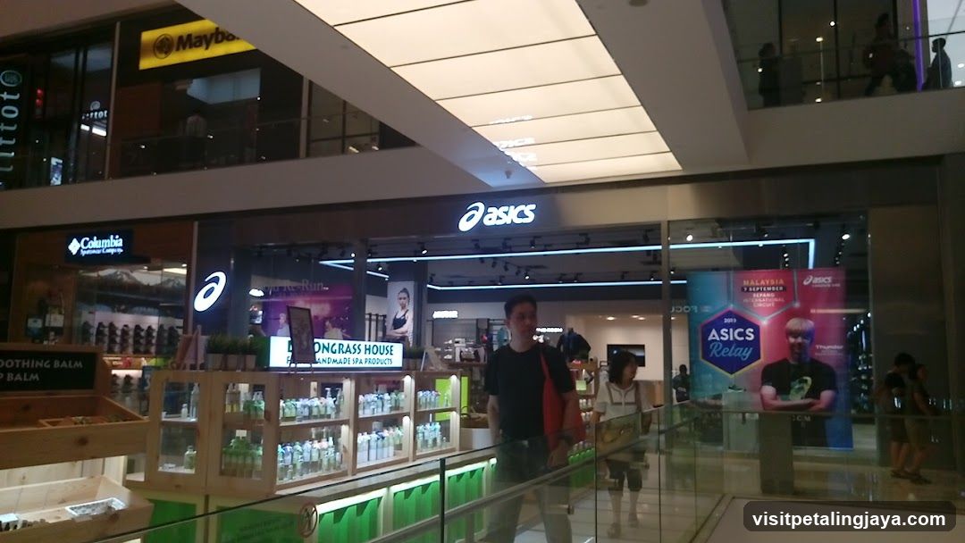 Shopping Mall Interior with Storefronts