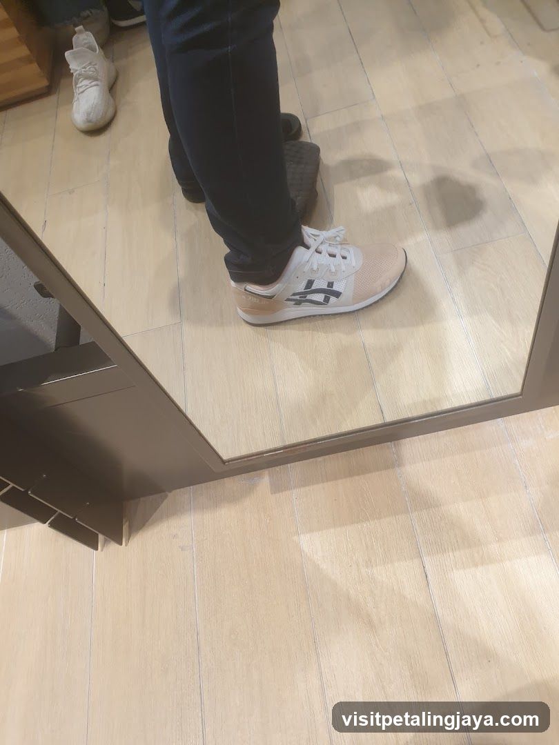 Shoe Store Interior Reflection