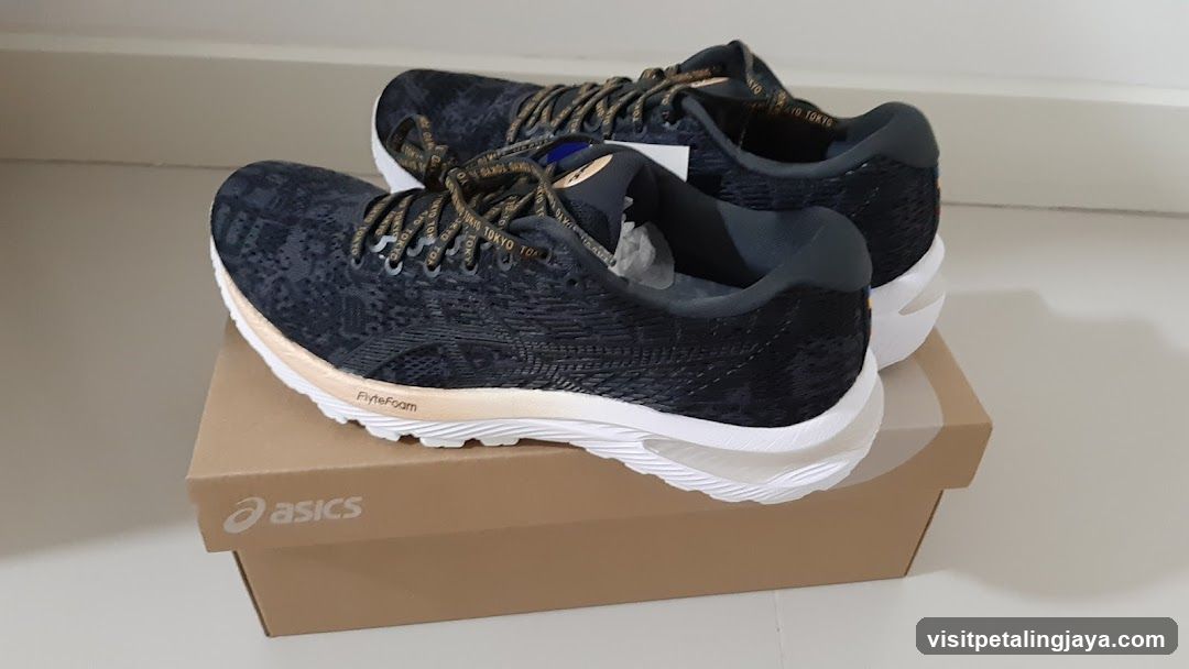 ASICS Running Shoes on Box