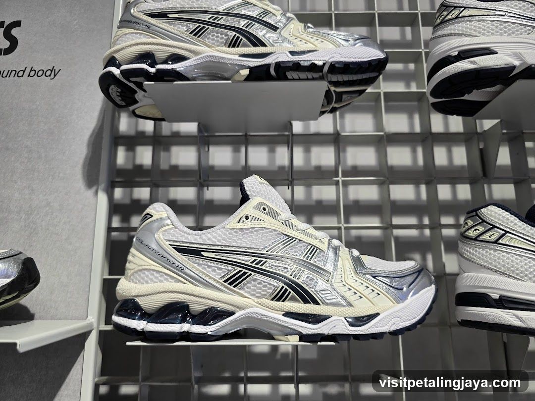 Asics Running Shoes Display