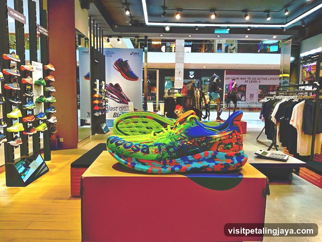 ASICS Sneaker Display in Store