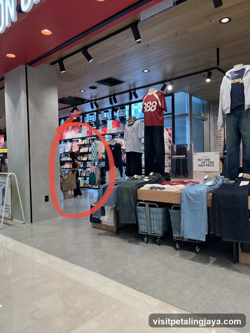 Clothing Store Interior View