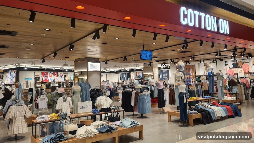 Cotton On Storefront Interior View