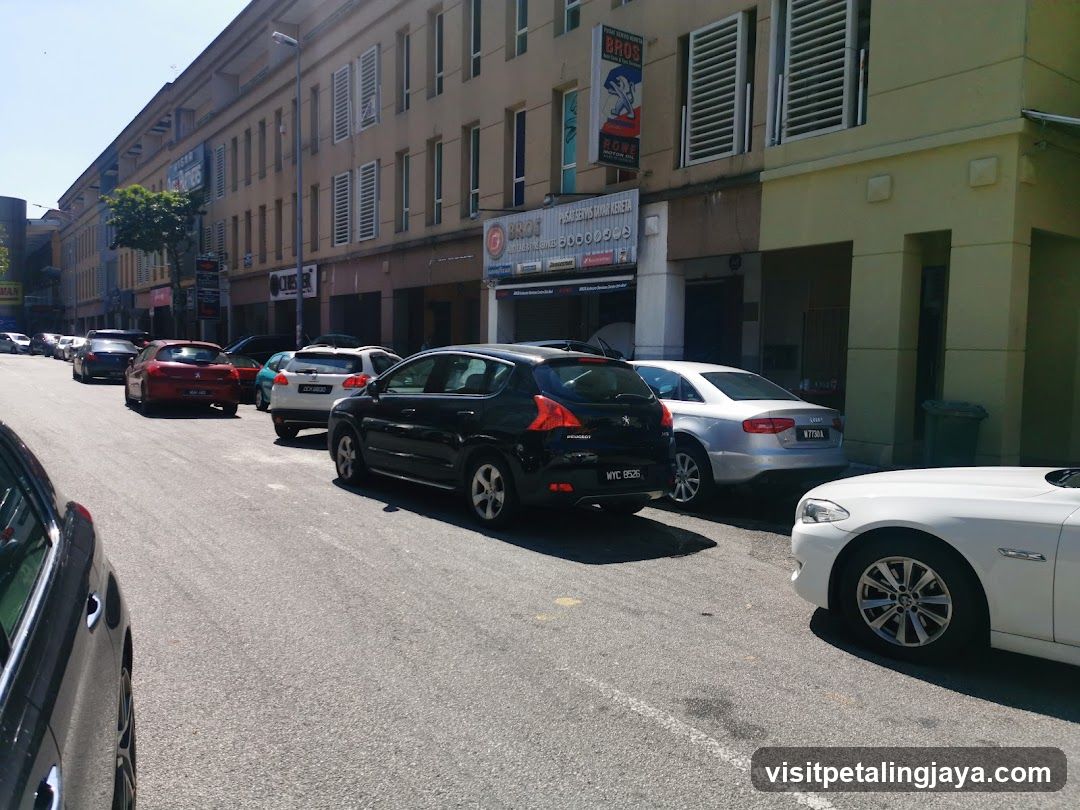 Street Scene with Parked Cars