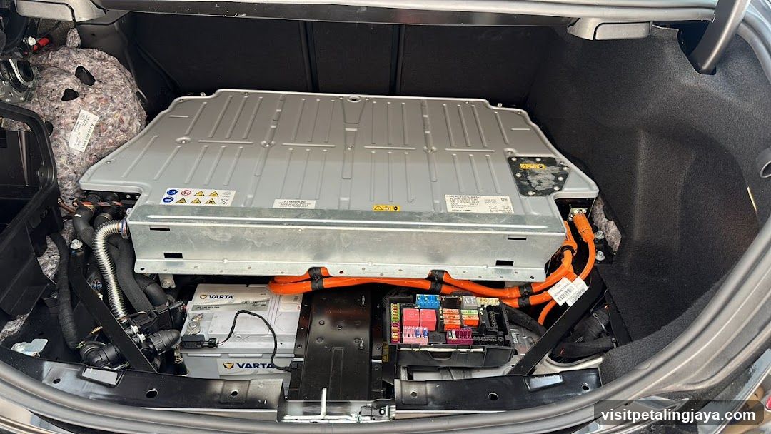 EV Battery Pack in Trunk