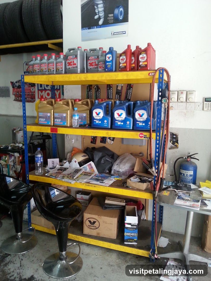 Auto Parts Store Interior