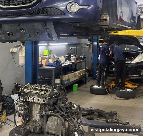 Auto Repair Shop Interior