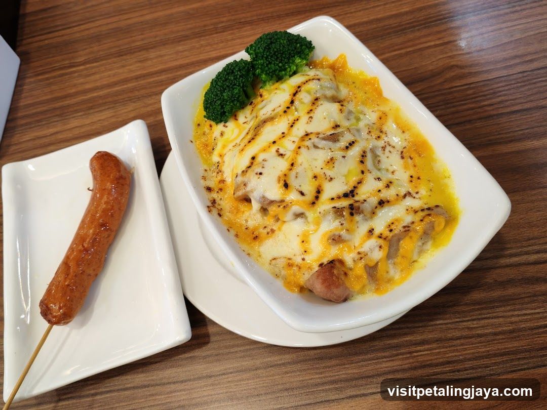 Cheesy Potato Dish with Sausage and Broccoli