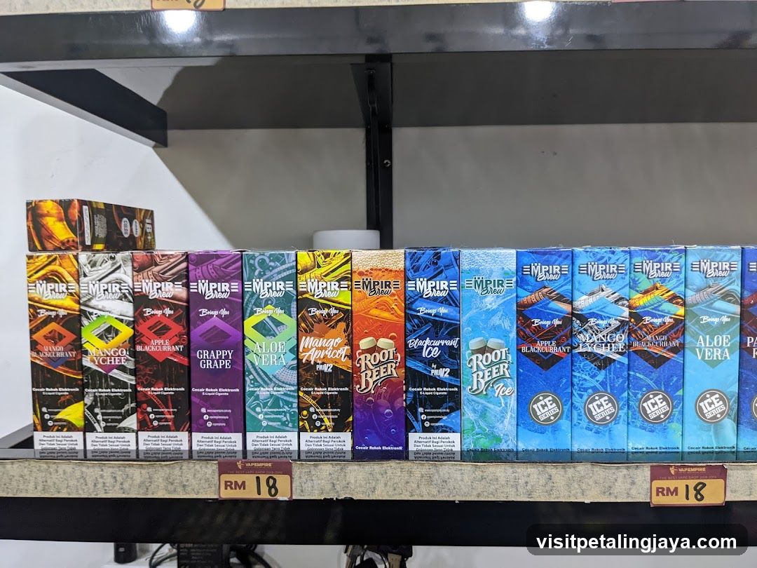 E-liquid Display Shelf