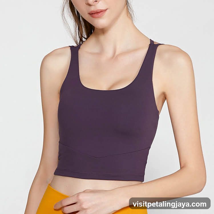 Purple Sports Bra