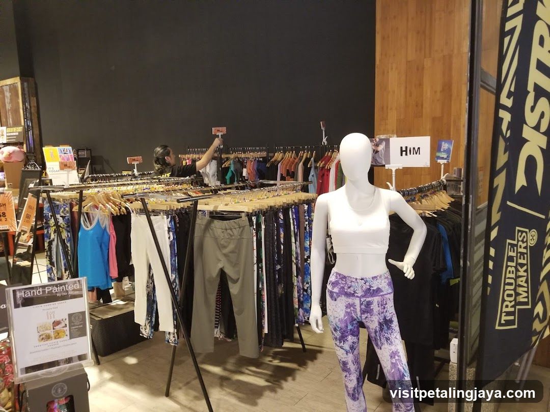 Clothing Store Interior Display