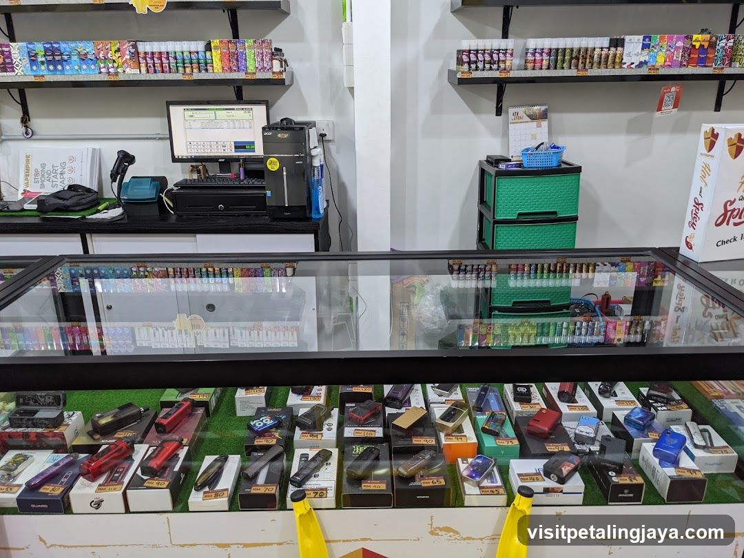 Electronics and Cigarette Shop Interior