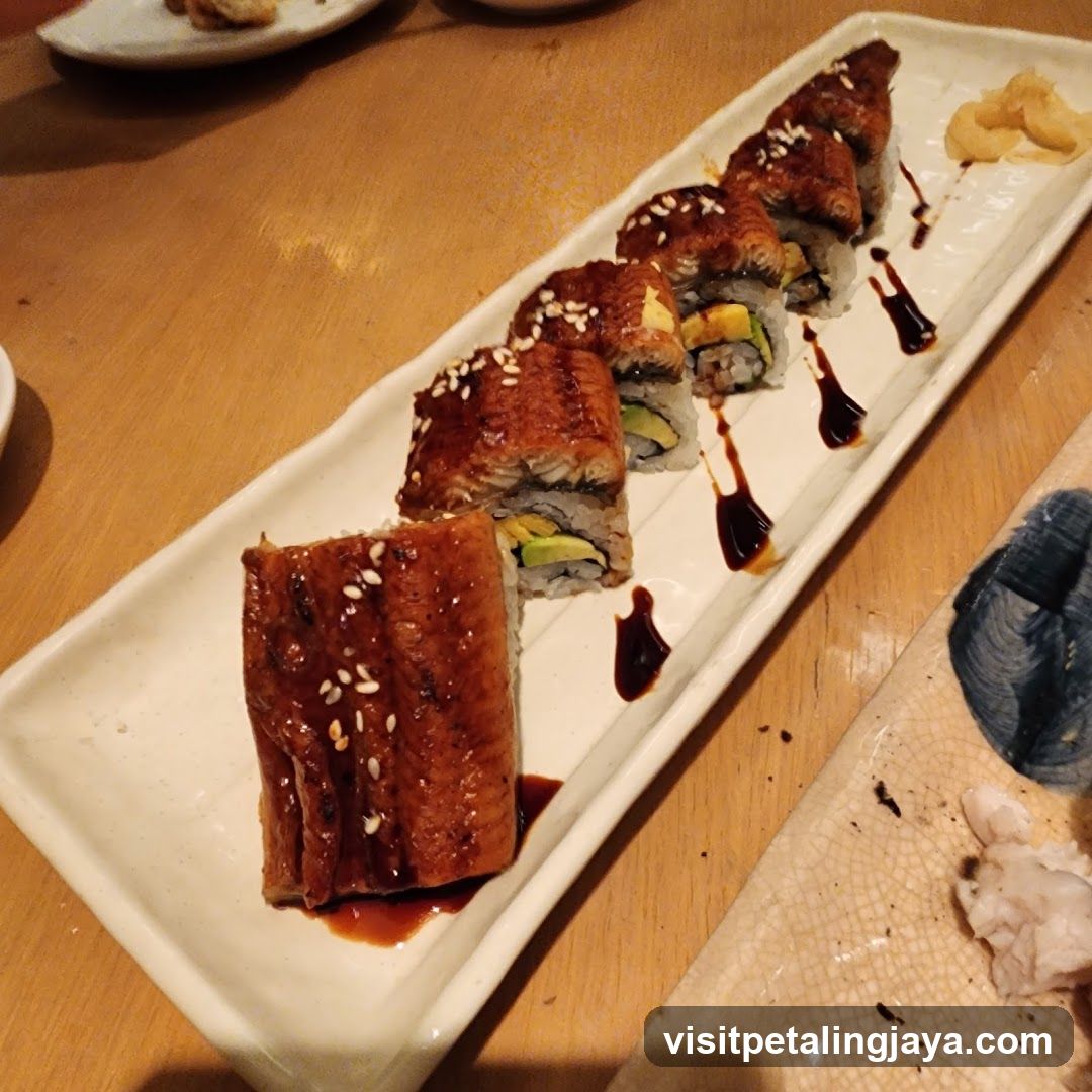 Eel Sushi Platter