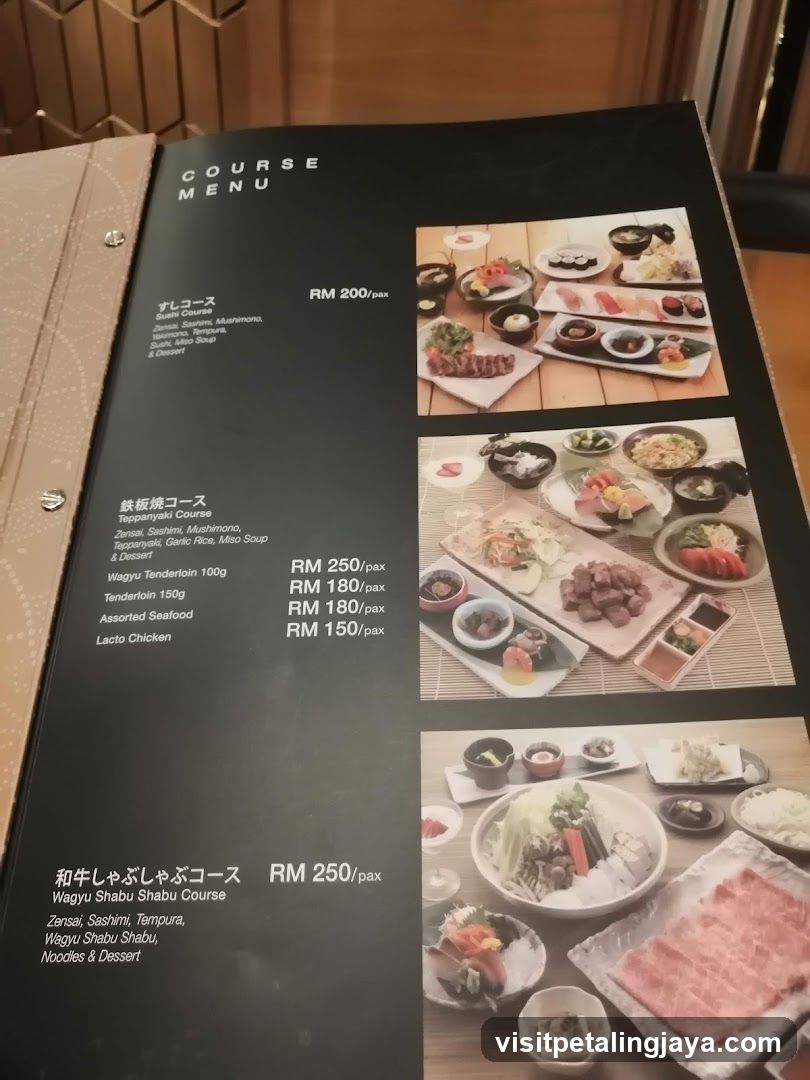 Course Menu