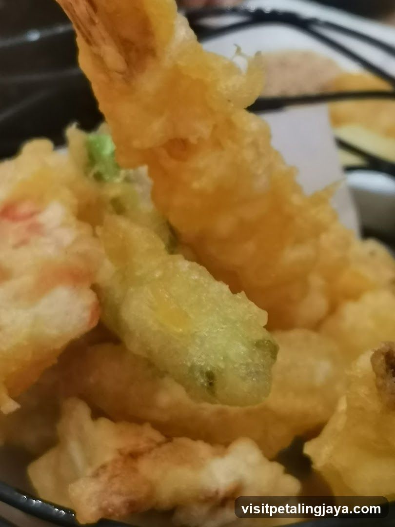 Tempura Dish Close-Up