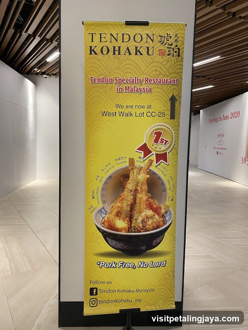 Tendon Kohaku Malaysia Ad Banner